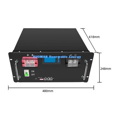 अंतरिक्ष-बचत वॉल माउंट 48V 300Ah LiFePO4 बैटरी होम सोलर और बैकअप के लिए
