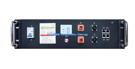 केएम न्यू एनर्जी 51.2V 100Ah LiFePO4 होम पावर स्टोरेज बैटरी, सौर प्रणालियों के लिए UL9540A, UL1973 प्रमाणित