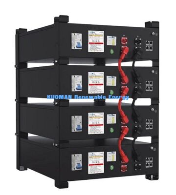 केएम न्यू एनर्जी 51.2V 100Ah LiFePO4 होम पावर स्टोरेज बैटरी, सौर प्रणालियों के लिए UL9540A, UL1973 प्रमाणित