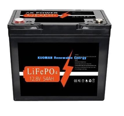 गहरी चक्र अनुप्रयोगों के लिए 12V 50Ah LiFePO4 लिथियम बैटरी 691.2Wh ऊर्जा और प्रिज्माटिक सेल के साथ