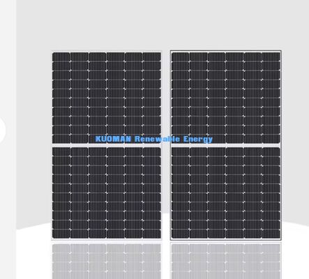 कस्टम मेड मोनोक्रिस्टलाइन सोलर पैनल 400-500W 22% दक्षता और आधा कट सेल डिजाइन के साथ