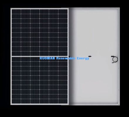 कस्टम मेड मोनोक्रिस्टलाइन सोलर पैनल 400-500W 22% दक्षता और आधा कट सेल डिजाइन के साथ