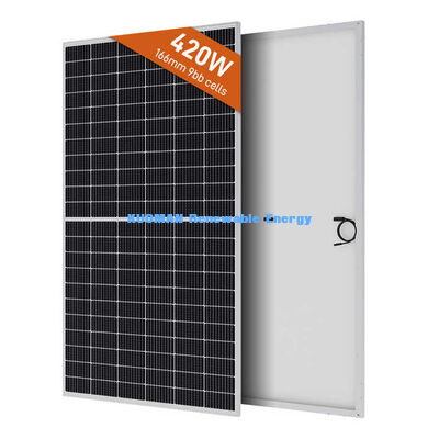 उच्च दक्षता के लिए एनोडाइज्ड एल्यूमीनियम फ्रेम के साथ 300W-400W मोनोक्रिस्टलीय सौर ऊर्जा पैनल