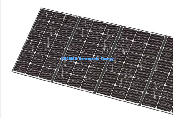 400W 40.3V IP68 आउटडोर एडवेंचर्स के लिए वाटरप्रूफ पोर्टेबल फोल्डिंग सोलर पैनल