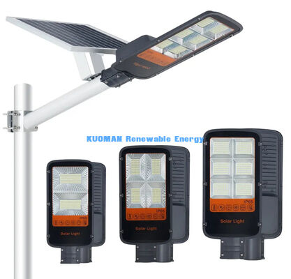 IP67 वाटरप्रूफ 300W-500W स्मार्ट मोशन सेंसर एलईडी स्ट्रीट लाइट के साथ सौर स्ट्रीट लाइट