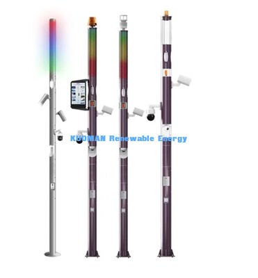 स्मार्ट सिस्टम कंट्रोल एलईडी सेक्रीन आउटडोर लाइटिंग पोल स्मार्ट रिमोट लाइट्स पोल