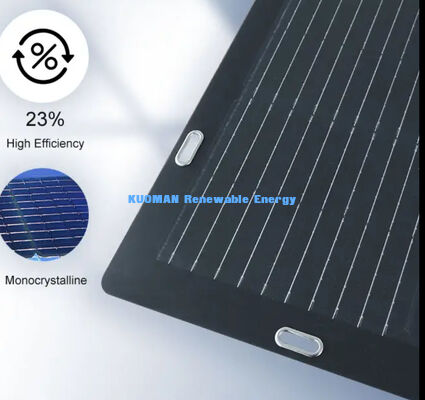 200W IP67 360 डिग्री बेंड करने योग्य लचीला सौर पैनल आरवी और होम ट्रैवल बाईफेशियल सौर पैनल के लिए