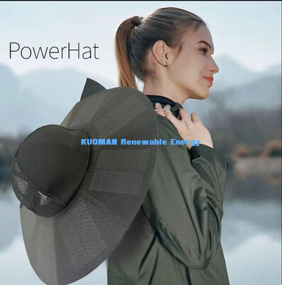 फोल्डेबल पोर्टेबल रिचार्जेबल सोलर चार्जिंग कैप कैम्पिंग