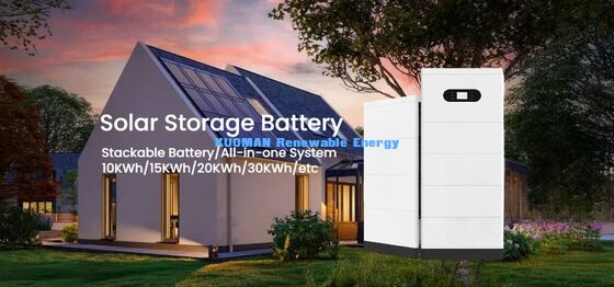 पर्यावरण के अनुकूल स्टैकेबल LiFePO4 बैटरी 51.2V 400Ah 10 साल की वारंटी के साथ घरेलू ऊर्जा भंडारण के लिए