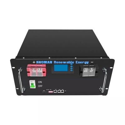 केएम 48V 200Ah LiFePO4 होम बैटरी स्टोरेज 10.24 kWh क्षमता और 8000+ साइकल के साथ आवासीय ऊर्जा भंडारण के लिए