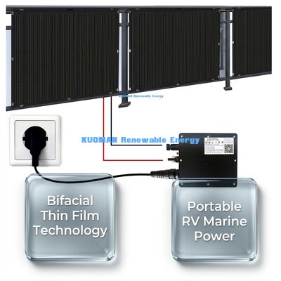 200W IP68 वाटरप्रूफ 360° বাঁকানো নমনীয় সৌর প্যানেল নবায়নযোগ্য শক্তির জন্য