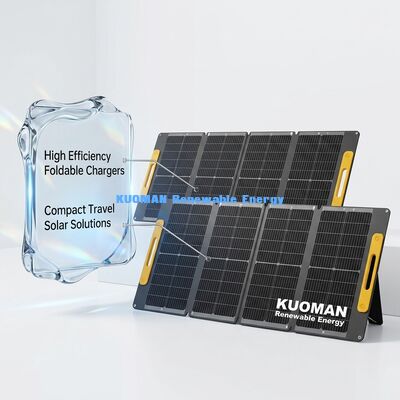 100W फोल्डेबल IP68 वाटरप्रूफ पोर्टेबल सौर पैनल यात्रा के लिए लचीला सौर पैनल