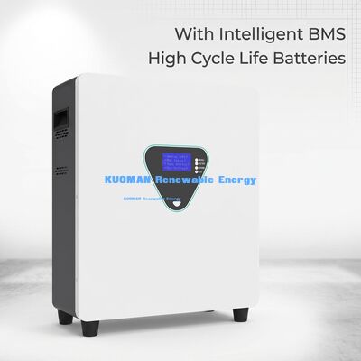 घर भंडारण और सौर हाइब्रिड सिस्टम के लिए 6000 साइकल और 48V 200Ah वाली वॉल-माउंटेड LiFePO4 बैटरी