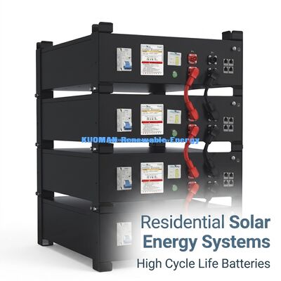 केएम न्यू एनर्जी 51.2V 100Ah LiFePO4 होम पावर स्टोरेज बैटरी, सौर प्रणालियों के लिए UL9540A, UL1973 प्रमाणित