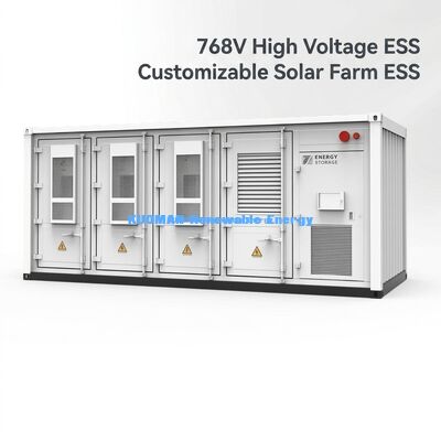 टिकाऊ सौर फार्मों के लिए अनुकूलन योग्य 215KWh वाणिज्यिक ऊर्जा भंडारण ESS बैटरी