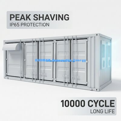 औद्योगिक बैटरी भंडारण के लिए उन्नत बीएमएस और थर्मल प्रबंधन के साथ आईपी 54 रेटेड वाणिज्यिक ईएसएस