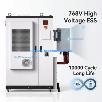 107.52kWh लिथियम आयरन फॉस्फेट बैटरी और IP54 रेटिंग के साथ आउटडोर इंडस्ट्रियल बैटरी ऊर्जा भंडारण प्रणाली