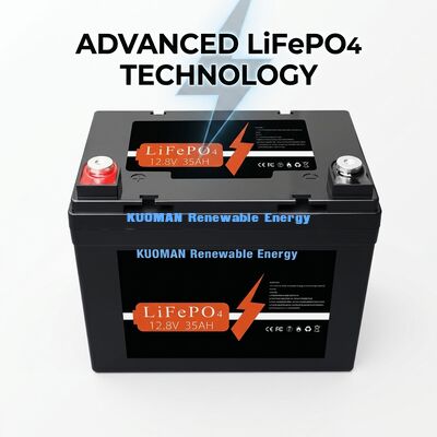 448Wh 12V 30Ah लिथियम बैटरी डीप साइकिल LiFePO4 बैटरी ऊर्जा भंडारण के लिए