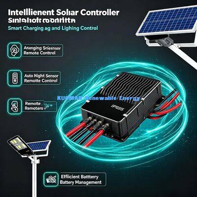 Outdoor Waterproof Solar Street Light for Parking Lot Factory Yard Garden Path