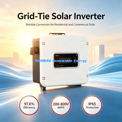 1kW-6kW ऑन ग्रिड सोलर इन्वर्टर एकल चरण पीवी ग्रिड टाई इन्वर्टर होम सोलर सिस्टम के लिए