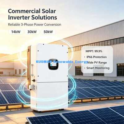 18kW 3 फेज सोलर हाइब्रिड इन्वर्टर 3 MPPT ट्रैकर्स मैक्स PV 36000W ऑफ ग्रिड इन्वर्टर