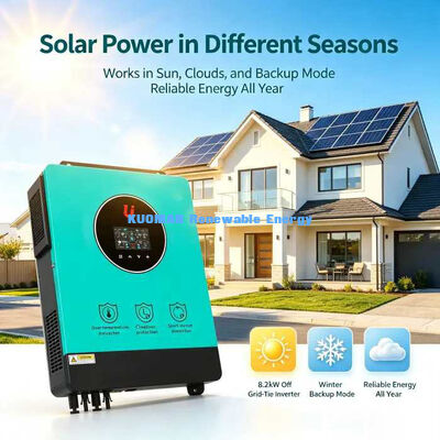 ऑफ ग्रिड ग्रिड-टाई 8.2kW सौर इन्वर्टर घर के लिए आवासीय सौर ऊर्जा भंडारण